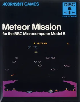 Meteor Mission (1983)(Acornsoft) box cover front